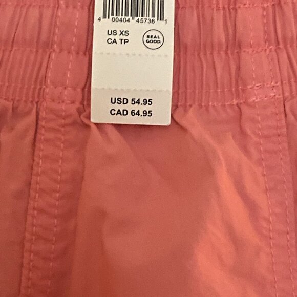 Aerie, High Waisted, Go-For-It, Baggy Cargo Pant, Color is Spicy Coral - Picture 7 of 9